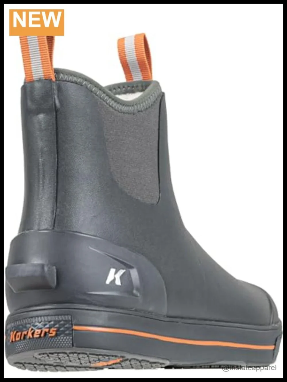 Women's Waterproof Ankle Boots Fleece Lined Winter Pull-On Rubber Chelsea